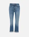 7 For All Mankind Relaxed Skinny Groovy Blue Jeans