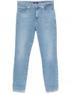 7 For All Mankind Relaxed Skinny Jeans In Blue