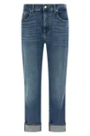 7 For All Mankind Relaxed Skinny Jeans Light Blue In Blue