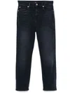 7 For All Mankind Kimmie Straight Leg Jeans In Blue
