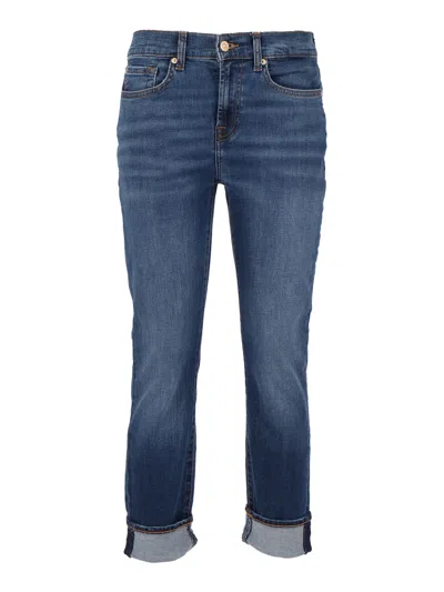 7 For All Mankind Relaxed Skinny Royalty In Blue