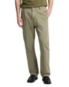7 For All Mankind Relaxed Straight Fit Carpenter Chino Pants In Green