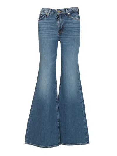 7 For All Mankind Retro Flare Explorer Jeans Blue