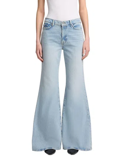 7 For All Mankind Retro September Flare Leg Jean In Blue