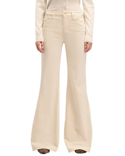 7 For All Mankind Retro Velvet Natural Flare Leg Jean In Neutral