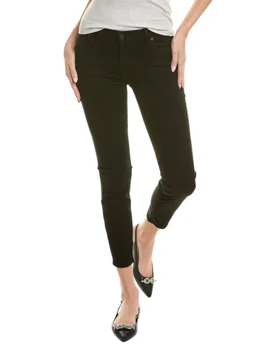 7 For All Mankind Rinse Ankle Skinny Jean In Black