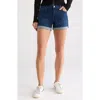 7 For All Mankind Mid Roll Shorts Sea Star In Kaia