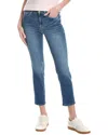7 For All Mankind Felicity High-waist Slim Kick Jean In Blue