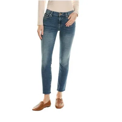 7 For All Mankind Roxanne Ankle Slim Cigarette Jeans In Blue