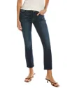 7 For All Mankind High-waist Slim Kick Opal Slim Jean In Blue
