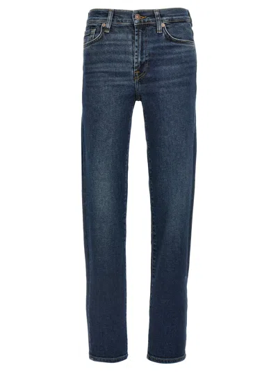 7 For All Mankind Roxanne Jeans In Blue