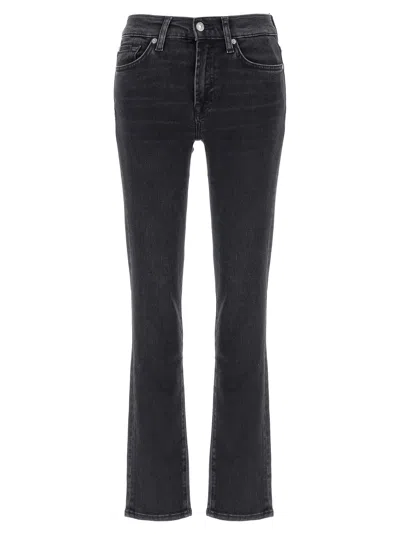 7 For All Mankind Roxanne Jeans In Black