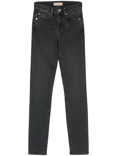 7 For All Mankind Roxanne Jeans In Black