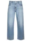 7 For All Mankind Slimmy Slim Fit Jeans In Santa Cruz In Light Blue