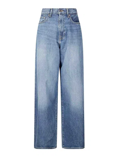 7 For All Mankind Sam Baggy Jasper In Dark Wash