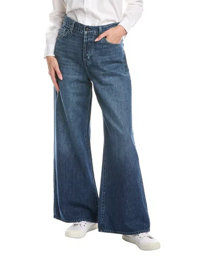 7 For All Mankind Savannah Zoey Wide Leg Jean In Multi