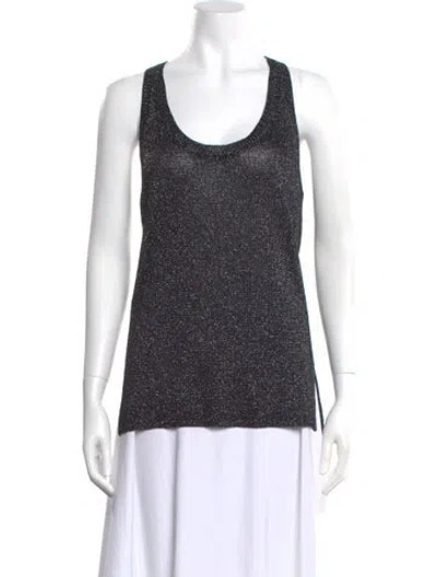 Pre-owned 7 For All Mankind Scoop Neck Sleeveless Top