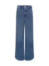 7 For All Mankind Blue Scout Dream On Jeans In Blue