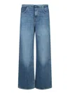 7 For All Mankind Scout Jasper Low Rise Blue Jeans In Blue