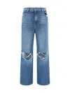 7 For All Mankind Jeans In Mid Blue