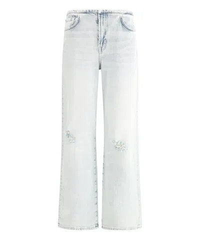 7 For All Mankind Scout Sunkissed Jeans In Blue