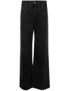 7 For All Mankind Wide-leg Jeans In Thunder