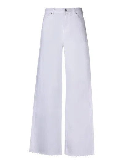 7 For All Mankind Scout White Jeans
