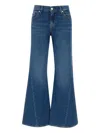 7 For All Mankind Seam-detailing Jeans In Blue