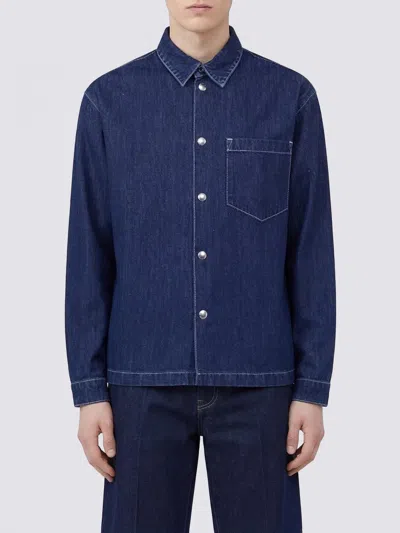 7 For All Mankind Shirt Men  In Blue