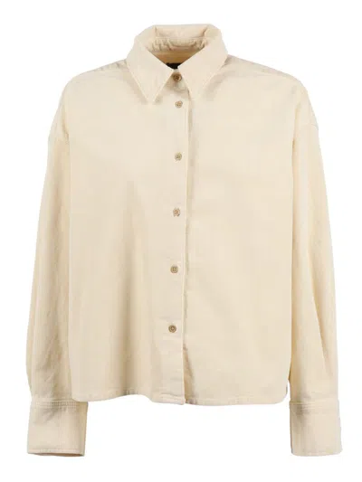 7 For All Mankind Shirt In Neutral