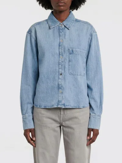 7 For All Mankind Shirt Woman  In Blue