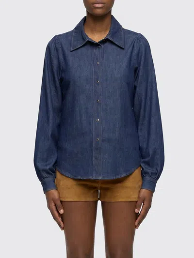 7 For All Mankind シャツ  レディース カラー ブルー In Blue