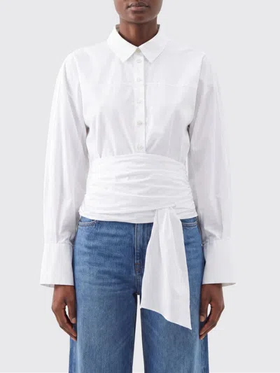 7 For All Mankind Shirt Woman In White