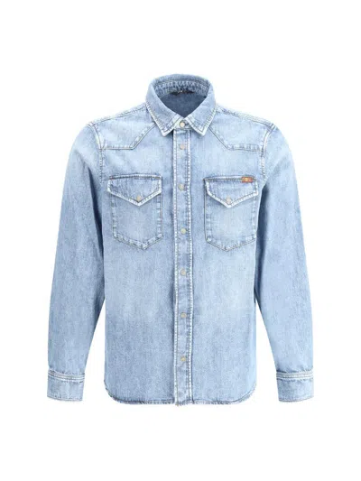 7 For All Mankind Shirts In Blue