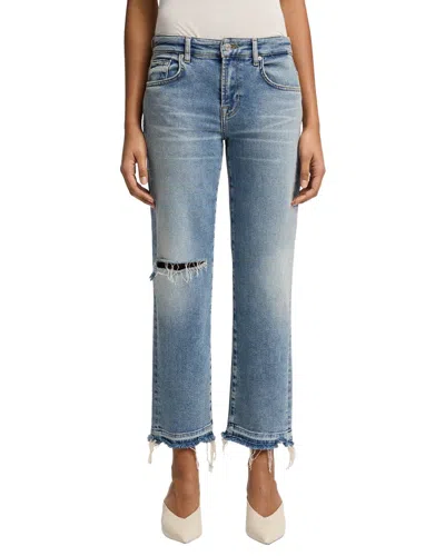 7 For All Mankind Shore Break Calie Straight Ankle Jean
