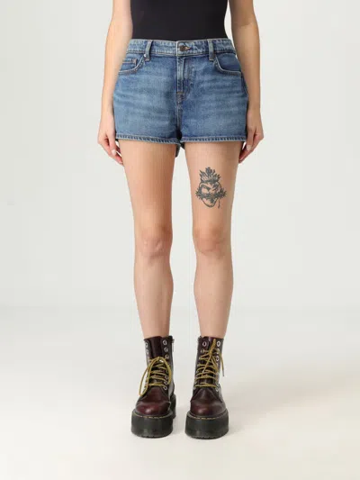 7 For All Mankind Short  Woman Color Blue 1