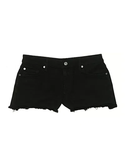 Pre-owned 7 For All Mankind Shorts In Black