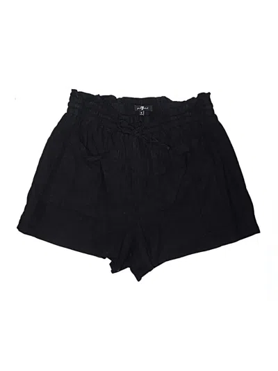 Pre-owned 7 For All Mankind Shorts In Black