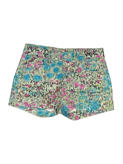 Pre-owned 7 For All Mankind Shorts In Green
