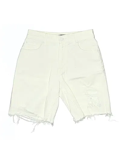 Pre-owned 7 For All Mankind Shorts In Ivory