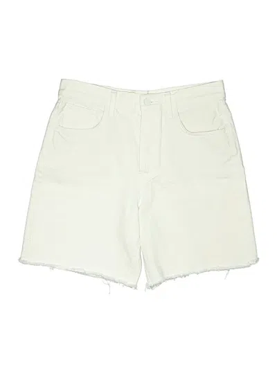 Pre-owned 7 For All Mankind Shorts In Ivory
