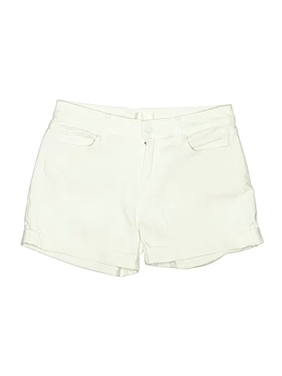 Pre-owned 7 For All Mankind Shorts In Ivory