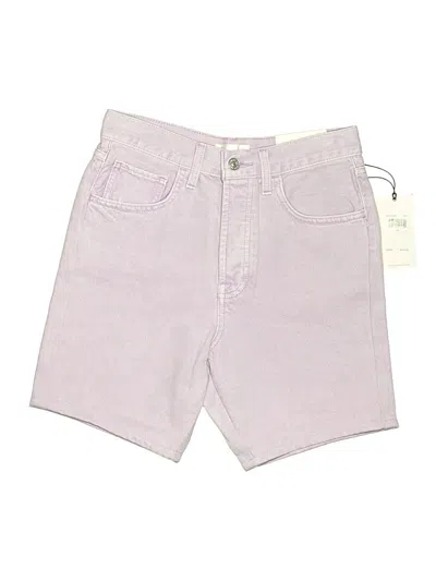 Pre-owned 7 For All Mankind Shorts In Purple