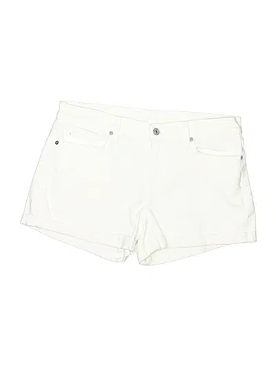 Pre-owned 7 For All Mankind Shorts In White