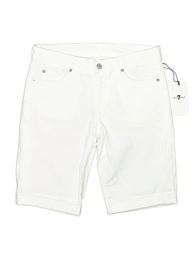 Pre-owned 7 For All Mankind Shorts In White