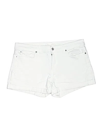 Pre-owned 7 For All Mankind Shorts In White