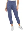 7 For All Mankind Side Zipper Jogger In French Blue In Multi