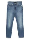 7 For All Mankind Skinny Denim Jeans In Blue