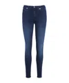 7 For All Mankind Skinny Fit Jeans In Blue