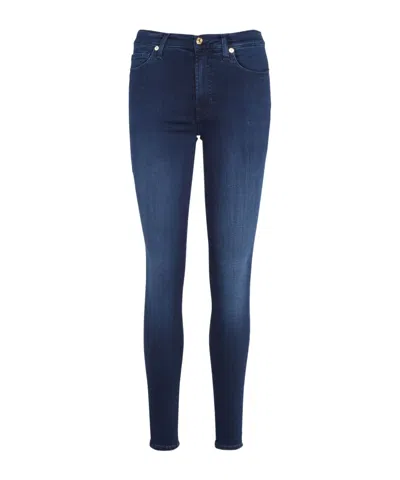7 For All Mankind Skinny Fit Jeans In Blue